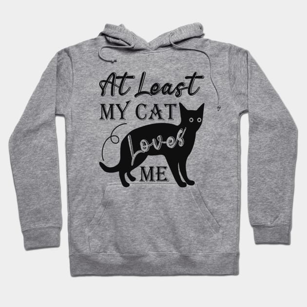 Cat is my Valentine Hoodie by ShirtPirat